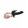 GC - Rotating Bunny Vibrator Black - wibrator z króliczkiem oraz grubszą końcówką, zapewni niesamowity orgazm! Mega sale!