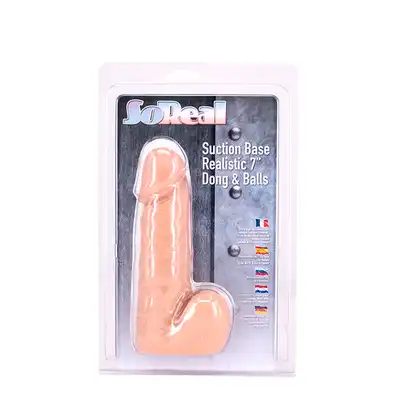 SO REAL REALISTIC 7INCH DONG &amp; BALLS