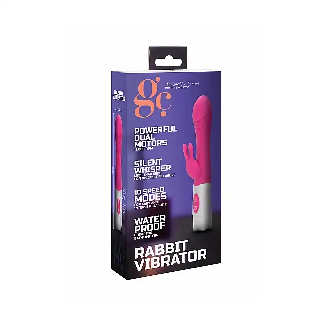 GC - Rabbit Vibrator 10 Speed Pink - unikatowy wibrator z króliczkiem, zapewni niesamowitą rozkosz!