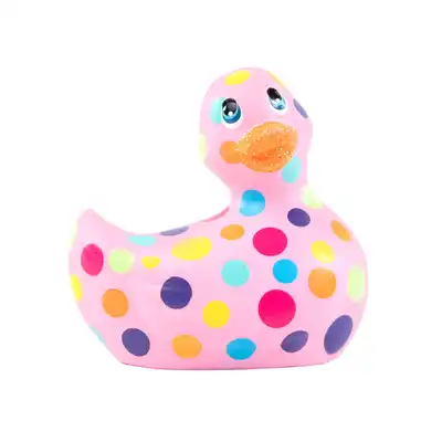 I Rub my Duckie 2.0 - Happiness Pink&amp;Multi. Najnowsza wersja kultowej kaczki do masażu ciała. 7 programów. Mega design.