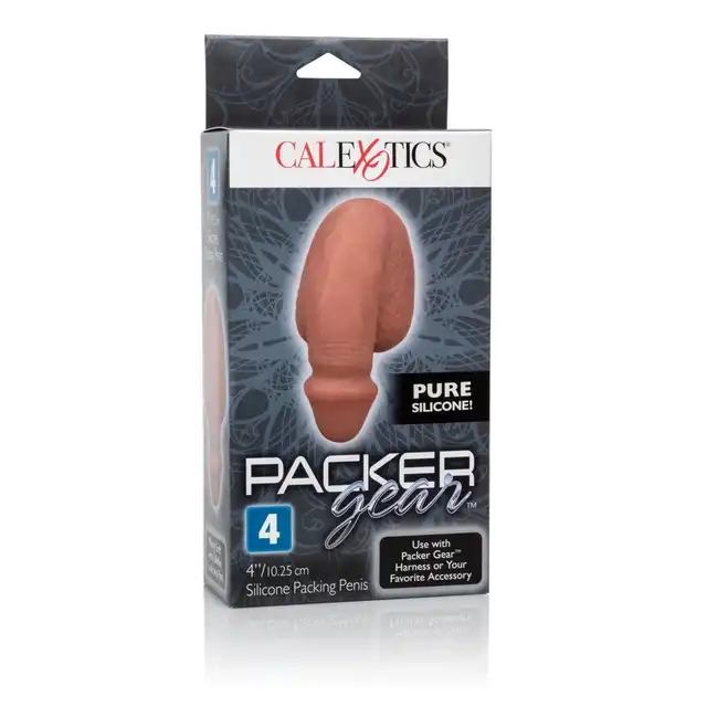 Calexotics - Packer Gear Brown. Paker/wypełniacz o realistycznym kształcie. 10,25 cm