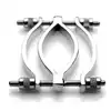 Master Series - Stainless Adjustable Pussy Clamp. Zaciski rozchylające wargi sromowe. Regulowane 