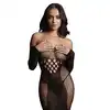 Le Desir - Long - Sleeved Net Mini Dress - ultraseksowna mini sukienka