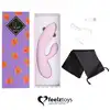 Feelztoys - Lea Rabbit Vibrator - wibrator do stymulacji punktu G i łechtaczki w ślicznym fioletowym kolorze