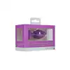 Ouch! - Regular Ribbed Diamond Heart Plug Purple - Prążkowany fioletowy plug z kryształkiem. Mega sale!