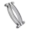 Master Series - Stainless Adjustable Pussy Clamp. Zaciski rozchylające wargi sromowe. Regulowane 