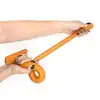 Kiotos - Deep L. Piekielnie długie złote dildo 60 cm. 3 cm średnicy 