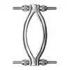 Master Series - Stainless Adjustable Pussy Clamp. Zaciski rozchylające wargi sromowe. Regulowane 