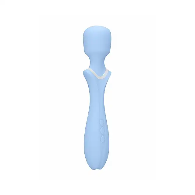 Loveline - Jiggle Wand Light Blue - wodoodporna różdżka, która dostarczy Ci mocnych wibracji