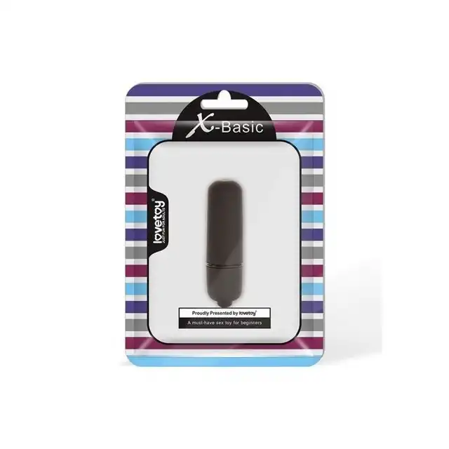 Lovetoy - Bullet Black 10 Speeds. Czarny mini bullet wibrujący. 10 trybów. Bardzo mocne wibracje 