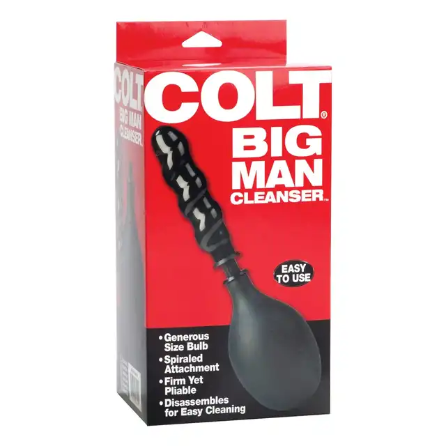 Colt - Big Man Cleanser. Gruszka do lewatywy ze spiralną kanką 