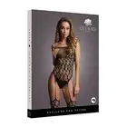 Le Desir - Strapless CrotchlessTedd S/L - czarny bodystocking podkreślający sylwetkę