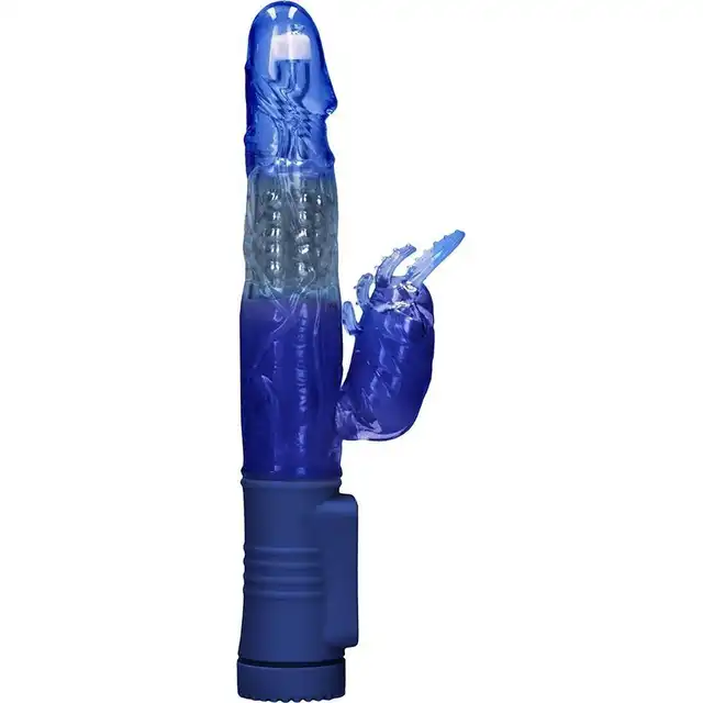Shots Toys - Rotating Beetle. Rotacyjny wibrator ze stymulatorem łechtaczki w kształcie żuka. 4 języczki. 