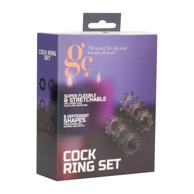 GC - Cock Ring Set Black