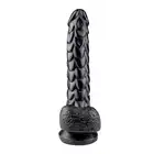 Kiotos - Monstar Echo. Dildo w kształcie penisa potwora morskiego z teksturą łusek. 24,5 cm długości