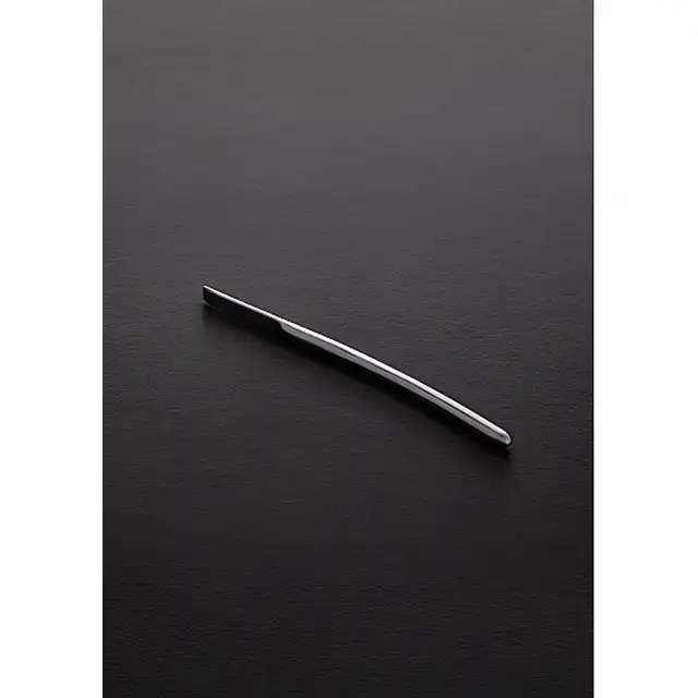 Shots - Single End Dilator 8mm. Dilator stymulujący cewkę moczową, gładka stal nierdzewna, higieniczny materiał