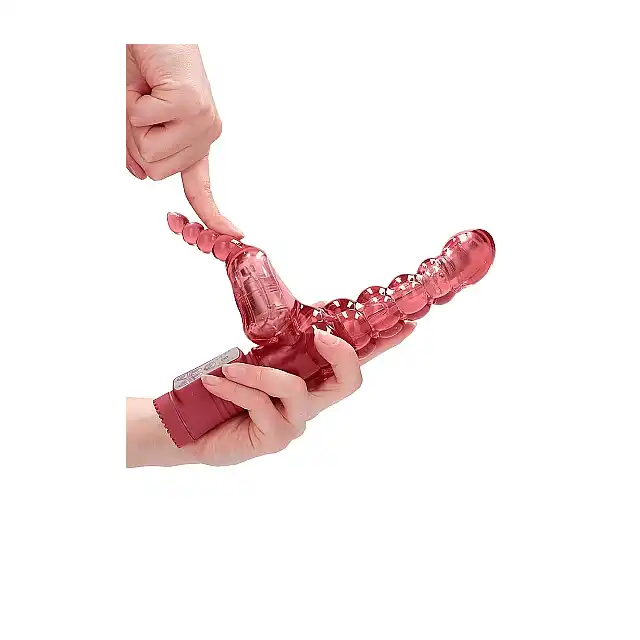 Shots Toys - Rotating Bubbles. Rotacyjny wibrator z `bąbelkami`. Stymulacja łechtaczki 