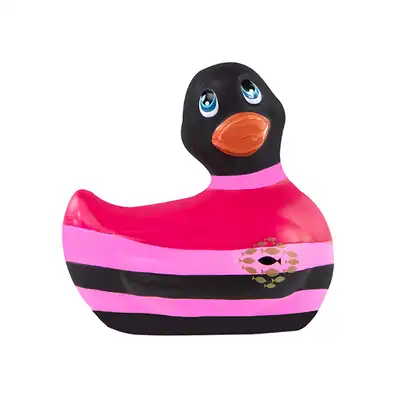 Big Teaze Toys - I Rub my Duckie 2.0 Colours Black. Cudowna dyskretna wibrująca kaczuszka w najnowszej wersji. 7 programów.