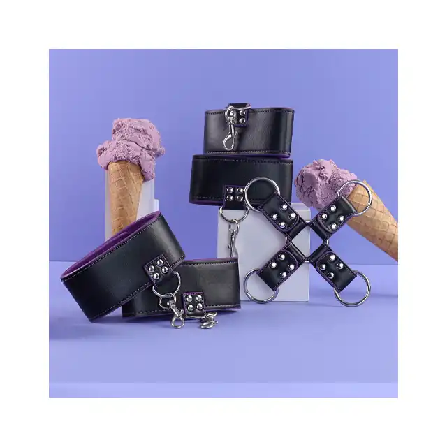 Ouch! - Reversible Hogtie Premium Purple - fioletowy zestaw do krępowania