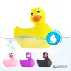 Big Teaze Toys - I Rub My Duckie 2.0 Yellow. Urocza wibrująca kaczuszka do masażu. 7 programów. Wibrator incognito.