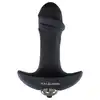Elys - Anal Bow Real. Czarny stymulator prostaty. Mocne wibracje. Gładki silikon 