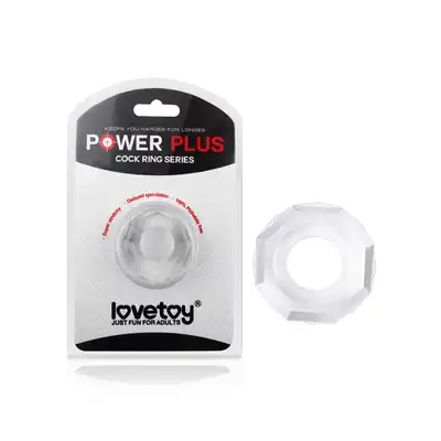 LoveToy - Power Plus Flexible Cock Ring - silikonowy ring na penisa, dłuższa erekcja, niesamowita przyjemność 