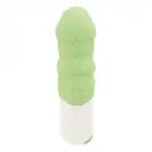 Stoys - Olivia Silicone Vibrator. Jasnozielony wibrator ze żłobieniami. Super stymulacja łechtaczki. 