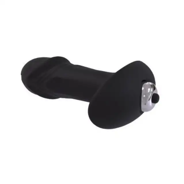Elys - Anal Bow Real. Czarny stymulator prostaty. Mocne wibracje. Gładki silikon 