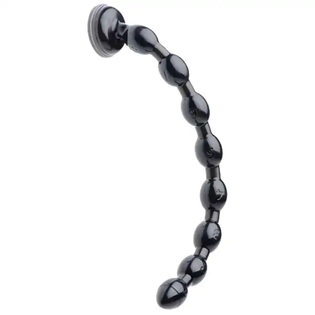 Hosed - Beaded Anal Snake. Mega wielkie czarne dildo 51 cm. Wielki emocje. Mocna przyssawka. Elastyczne.