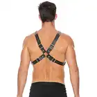 Ouch! - Chain And Chain Harness - Męski elegancki harness. One Size - Czarny. Fetish Brand of the Year Ostatnia sztuka!