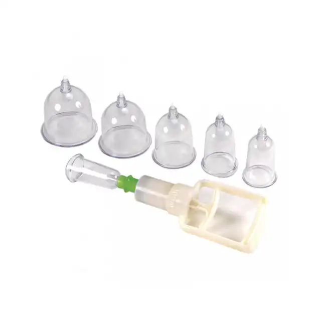 Rimba - Complete Cupping Set 6 Cups. Zestaw 6 ssących nakładem na sutki, waginę, piersi czy łechtaczkę.