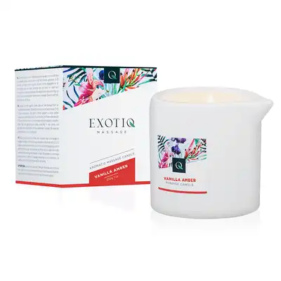 Exotiq - Vanilla Amber Candle 200g. Świeca do masażu o zapachu bursztynu i wanilii 