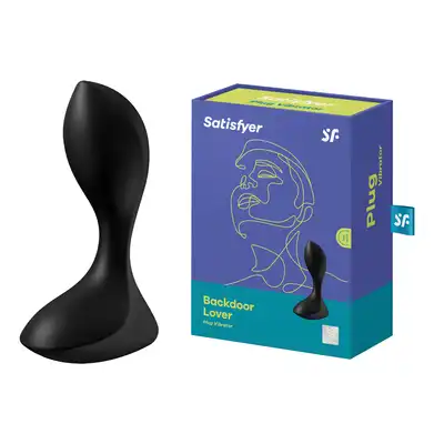 Satisfyer - Backdoor Lover Black - 12 trybów wibracji. Stymulator prostaty ultra gładki silikon