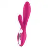 Elys - Concave Rabbit Pink USB. Silikonowy wibrator z króliczkiem w kolorze różowym