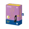 Satisfyer - Candy Cane Black - wszechstronny wibrator na palec. Stymulacja wielu miejsc erogennych