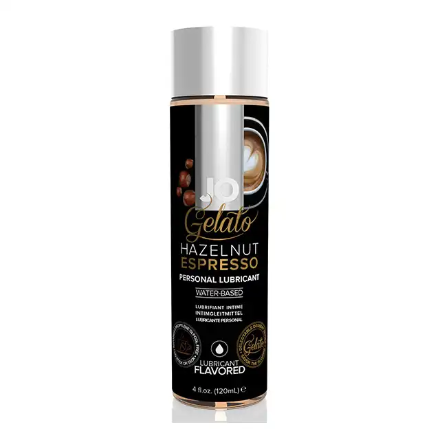 System Jo - Gelato Hazelnut Espresso 120 ml. Lubrykant o smaku orzechowego espresso. Wow. Mega Sale!