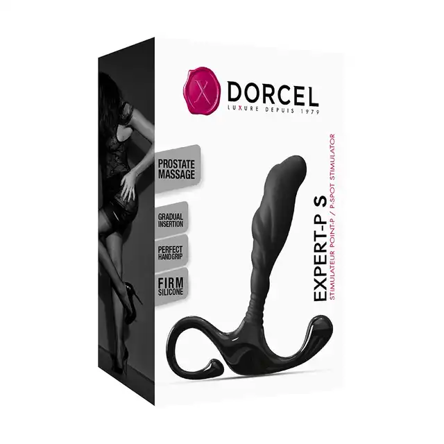 Dorcel - Expert-P Size S - Prostate Plug - silikonowy masażer prostaty. Teksturowa powierzchnia