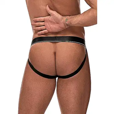 Male Power - "Cock Pit" Cock Ring Jock L. Seksowne slipy podkreślające pośladki 