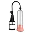 Pipedream PumpWorx - Fanta Flesh Pussy Pump - przezroczysta pompka z nakładką w kształcie realnej waginy