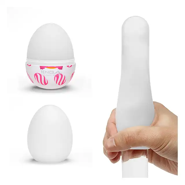 Tenga - Egg Wonder Curl - nowoczesny masturbator męski. Bestsellerowa, kompaktowa forma! 