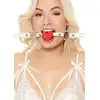 Ouch! - Heart Gag Nurse. Knebel w kształcie serca w stylu pielęgniarki 