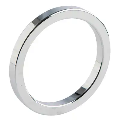Malestation - Metal Ring Starter Steel 4 cm. Stalowy ring erekcyjny o błyszczącej powierzchni 
