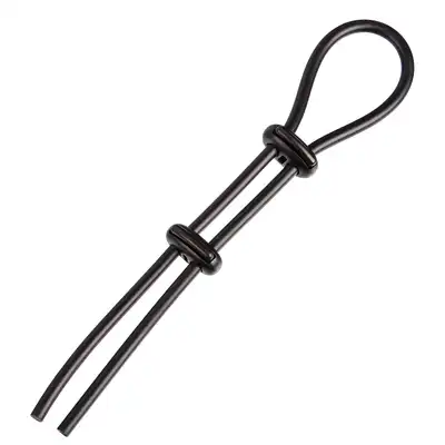  Malestation - Adjustable Cock&amp;Testicle Ring. Funkcjonalny podwójny ring na penisa w formie lasso. Mega sale!