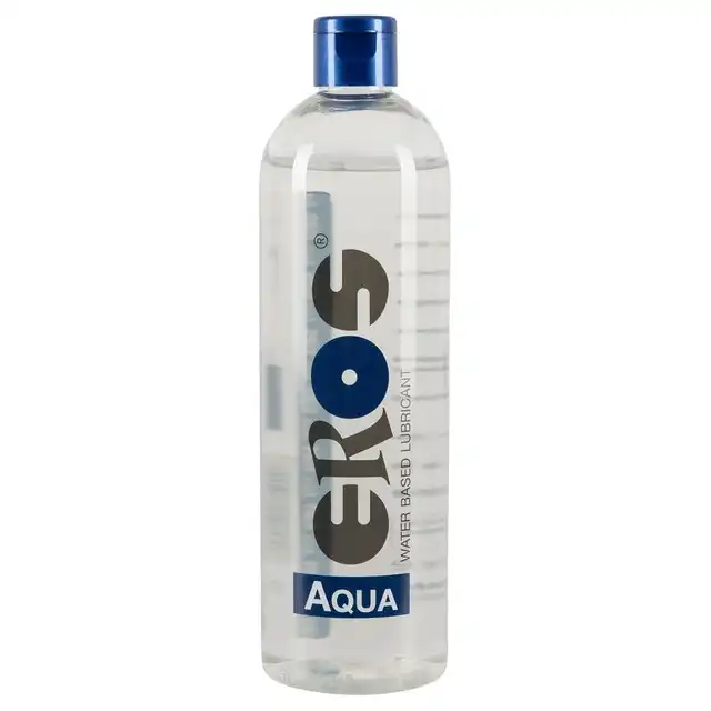Eros - Aqua Flasche 500 ml. Bezzapachowy lubrykant na bazie wody o gładkiej, przyjemnej konsystencji 