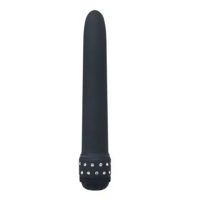 Toyz4lovers - Vibratore Diamond L. Klasyczny czarny wibrator z diamencikami