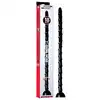 Hosed - Swirl Hose 46cm. Wielkie i giętkie, czarne mega dildo. Mocna przyssawka i extra dawka emocji.