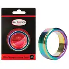 Malestation - Metal Ring Rainbow 3,8 cm. Tęczowy ring na penisa ze stali nierdzewnej bardzo wytrzymały
