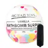 Big Teaze Toys - Bath Bomb Surprise. Pachnąca wanilią kulka soli do kąpieli z ukrytym wewnątrz wibratorem. Extra prezent.