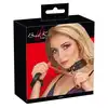 Bad Kitty - Colar With Leash. Elegancka obroża ze smyczą i elementami różowego złota 