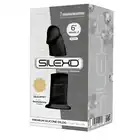 Silexd -  Thermo Reactive Dildo 6" black - unikatowe dildo o podwójnej gęstości. Przyjemność gwarantowana!